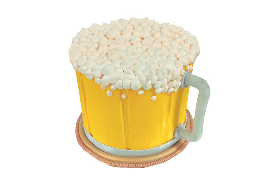 Beer Mug Fondant Cakes