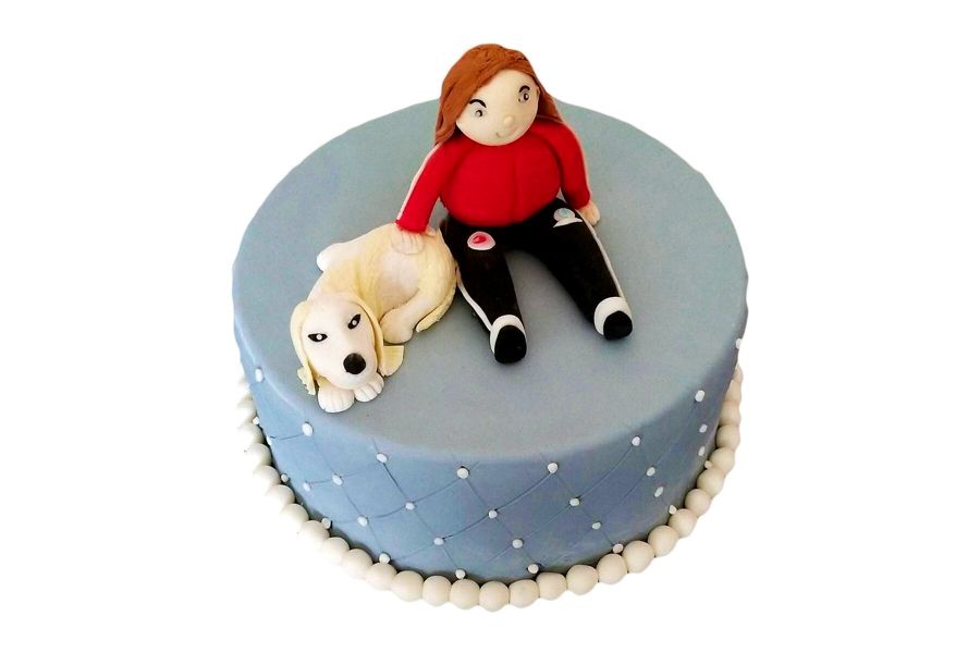 Dog Themed Cake for Pet Lover