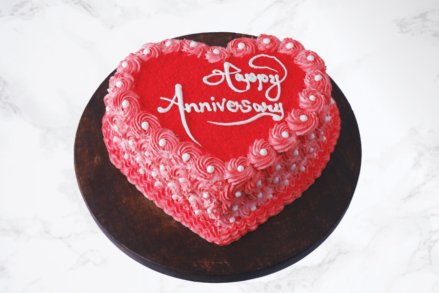 Cute Anniversary Cake – Patisserie Fleur