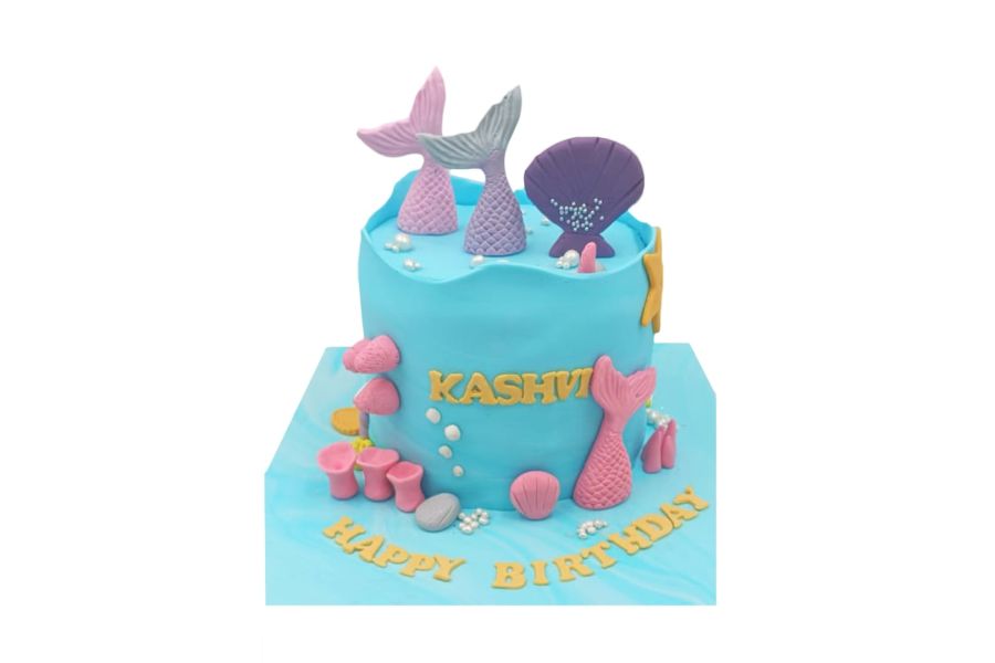 Nikkis Jazzy Sweets LLC  Mermaid Baby Shower Cake  MermaidCake  BabyShowerCakes VanillaButtercreamCake  Facebook