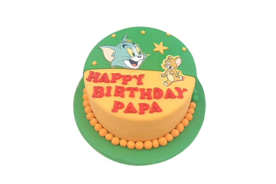 Tom & Jerry Custom Cake | Custom Cake | Cartoon Cake | Buy Cake Online