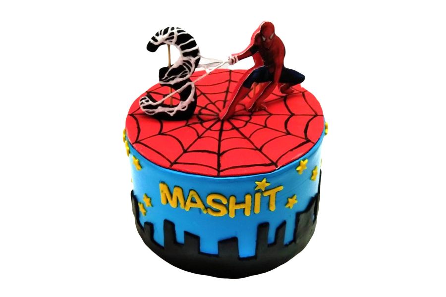 Shop for Fresh Spiderman Theme Cream Cake online - Rampur-sonthuy.vn
