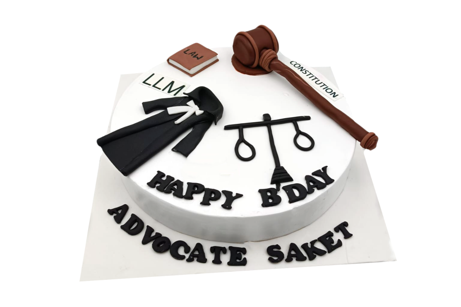 Cake for Lawyer Fully Customizable Cake Free Delivery