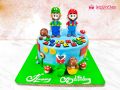 Mario and Luigi Cake