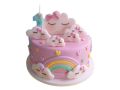 Happy Birthday Rainbow Cake - Customizable