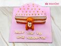 Half Birthday Teddy Cake