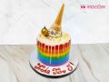 Ice Cream Rainbow Cake