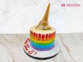 Ice Cream Rainbow Cake