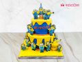 Minion 2 Tier Cake