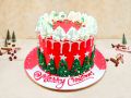 Christmas Drip Cake