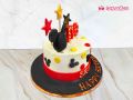 Mickey Mouse Theme Custom Cake