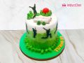 Cricket Theme Cake