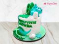 Dinosaur Theme Birthday Cake