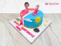 Dora & Peppa Pig Cake