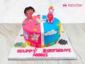 Dora & Peppa Pig Cake