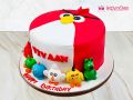 Angry Birds Theme Cake