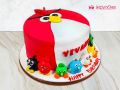 Angry Birds Theme Cake