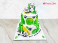 Two-Tier Panda Cake