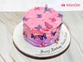 Butterfly Themed Birthday Cake