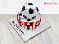 Football Themed Birthday Cake