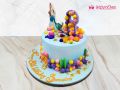 Mermaid Themed Birthday Cake