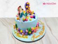 Mermaid Themed Birthday Cake