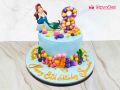 Mermaid Themed Birthday Cake