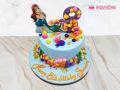 Mermaid Themed Birthday Cake