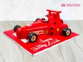 Formula 1 Race Car Cake