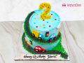 Car Theme Birthday Cake