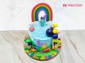 Bluey Themed Birthday Cake