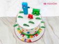 Numberblocks-Themed Birthday Cake