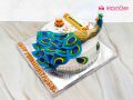 Peacock Themed Cake