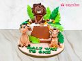 Halfway Safari Cake