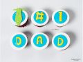 #1 Dad Designer Cupcakes