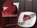 Valentine Naked Red Velvet Heart  Cake