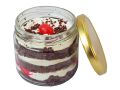 Black Forest cake in a Jar