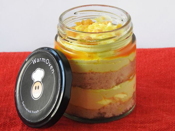 Butter Scotch Jar Cake Pack of 4 - Customizable
