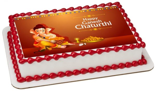 Ganesh Chaturthi Photocake 2
