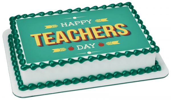 Teachers Day Photo Cake 1