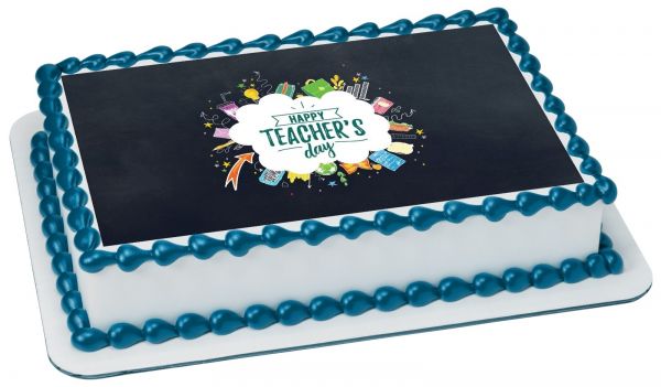Teachers Day Photo Cake 2