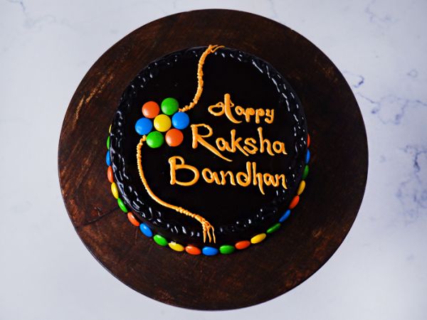 raksha bandhan cake, rakhi cake, raksha bandhan chocolate cake, raksha bandhan 2022, rakhi gifting, raksha bandhan hamper