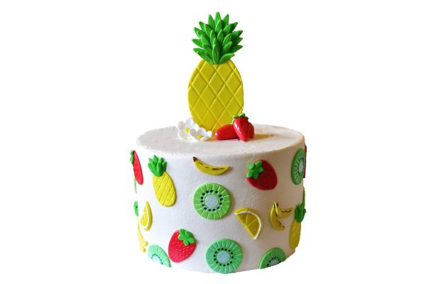 Pineapple & Fruits Cake