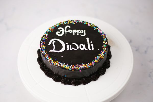 Diwali Chocolate Truffle Cake