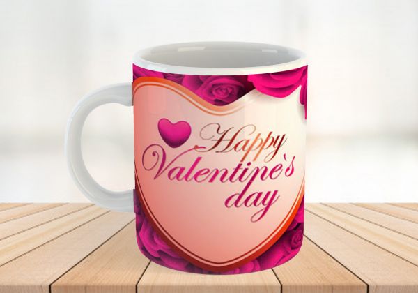 V Day Special Personalised Mug