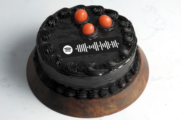Chocolate Truffle (dedicate song through) Cake