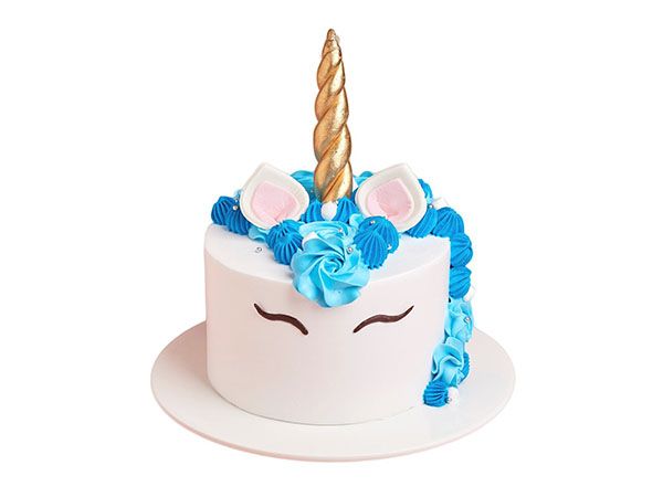 Unicorn Themed Birthday Cake - Customizable