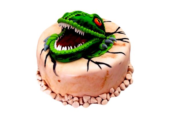 Jurassic World T-Rex Dinosaur Cake