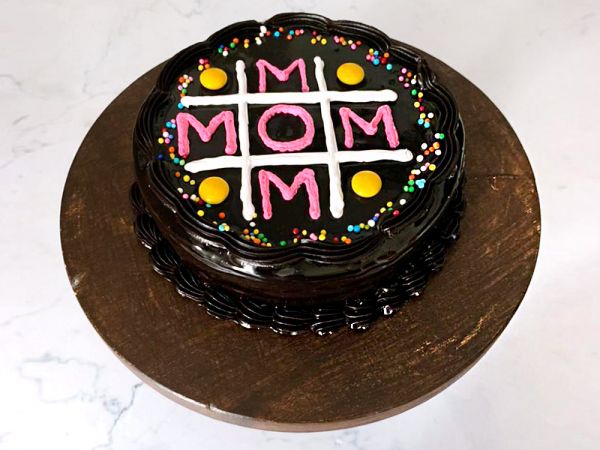 Mother's Day Chocolate Truffle Cake