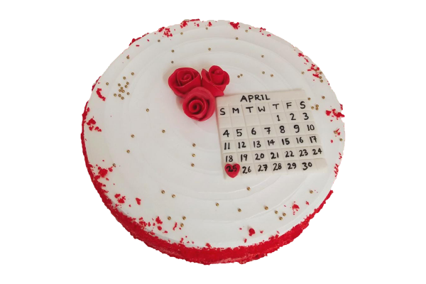 Cake with Calendar Theme - Customizable